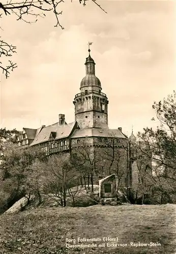 AK / Ansichtskarte Falkenstein Harz Burg Staatliches Museum Kat. Falkenstein Harz