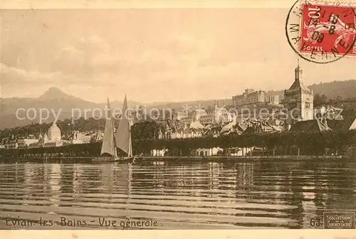 AK / Ansichtskarte Evian les Bains Haute Savoie Vue generale Kat. Evian les Bains