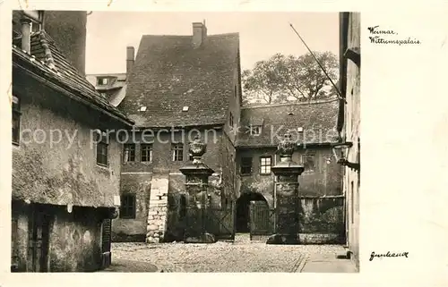 AK / Ansichtskarte Weimar Thueringen Wittumspalais Kat. Weimar