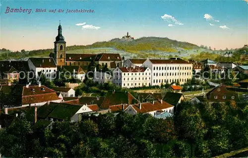 AK / Ansichtskarte Bamberg Blick auf Jacobskirche Kat. Bamberg