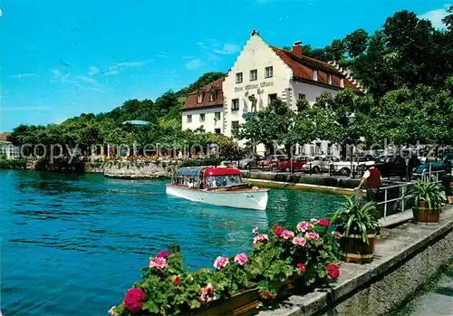 AK / Ansichtskarte Meersburg Bodensee Hotel Wilder Mann Kat. Meersburg