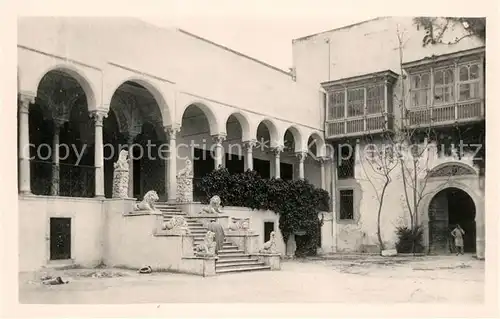 AK / Ansichtskarte Tunis Le Bardo Escalier des Lions du Palais Beylical Kat. Tunis