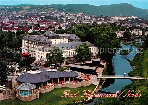 AK / Ansichtskarte Bad Kreuznach Nahepartie Crucenia Kurthermen und Hotel Kurhaus Kat. Bad Kreuznach