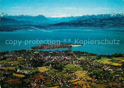 AK / Ansichtskarte Lindau Bodensee Fliegeraufnahme Kat. Lindau (Bodensee)