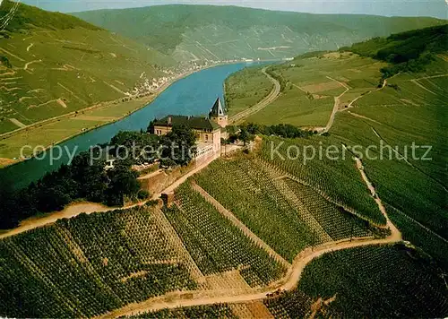 AK / Ansichtskarte Zell Mosel Berghotel Marienburg Fliegeraufnahme Kat. Zell (Mosel)