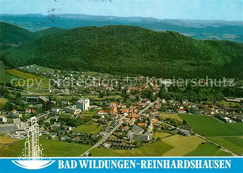 AK / Ansichtskarte Reinhardshausen Fliegeraufnahme Kat. Bad Wildungen