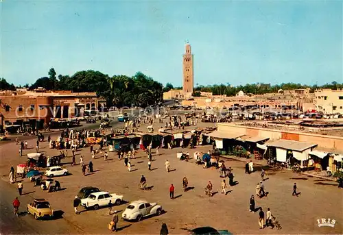 AK / Ansichtskarte Marrakech Marrakesch Place Djemaa el Fna Kat. Marokko