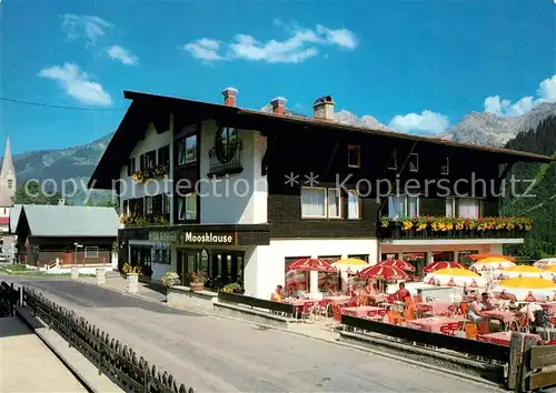 AK / Ansichtskarte Mittelberg Kleinwalsertal Restaurant Moosklause Kat. Oesterreich