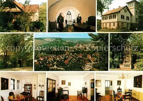 AK / Ansichtskarte Weinsberg Justinus Kerner Haus Teilansichten Panorama  Kat. Weinsberg