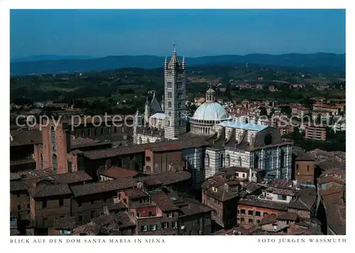 AK / Ansichtskarte Siena Dom Santa Maria Kat. Siena