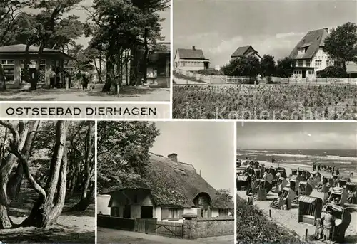 AK / Ansichtskarte Dierhagen Ostseebad Strand Ortsansichten Kat. Dierhagen Ostseebad