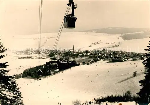 AK / Ansichtskarte Oberwiesenthal Erzgebirge Winterlandschaft Kat. Oberwiesenthal