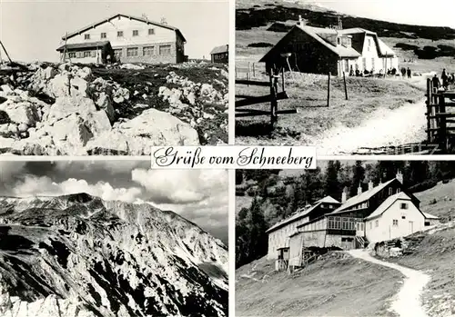 AK / Ansichtskarte Schneeberg Oesterreich Panoramen Kat. Oesterreich