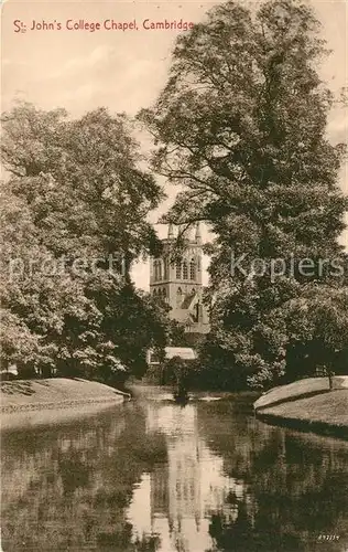 AK / Ansichtskarte Cambridge Cambridgeshire St John s College Chapel