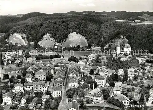 AK / Ansichtskarte Burgdorf Bern Fliegeraufnahme Kat. Hasle Burgdorf