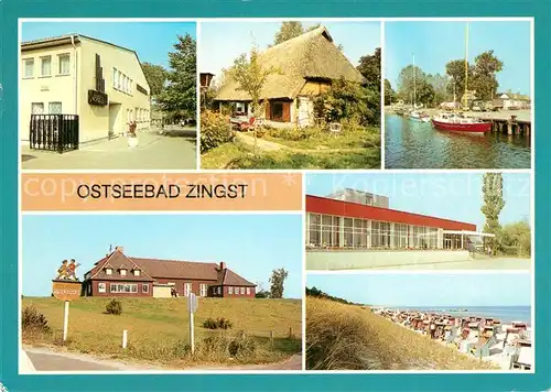 AK / Ansichtskarte Zingst Ostseebad FDGB Restaurant Nordlicht Kate Hafen Kurhaus FDGB Ferienheim Claus Stoertebeker Strand Kat. Zingst Darss