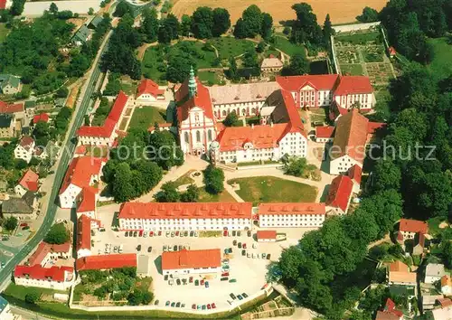 AK / Ansichtskarte Panschwitz Kuckau Zisterzienserinnen Abtei St Margaretenstern Fliegeraufnahme Kat. Panschwitz Kuckau