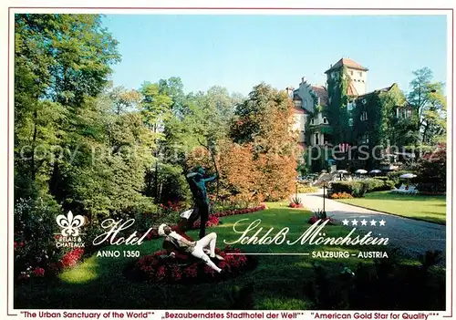 AK / Ansichtskarte Salzburg Oesterreich Hotel Schloss Moenchstein Kat. Salzburg