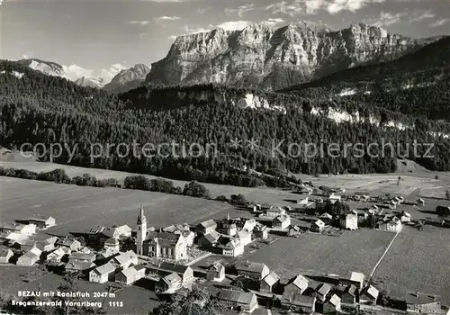 AK / Ansichtskarte Bezau Vorarlberg Fliegeraufnahme Kanisfluh Kat. Bezau