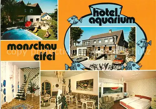 AK / Ansichtskarte Monschau Hotel Aquarium Kat. Monschau