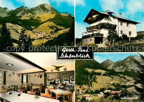 AK / Ansichtskarte Russbach Pass Gschuett Gasthaus Schoenblick Kat. Russbach am Pass Gschuett