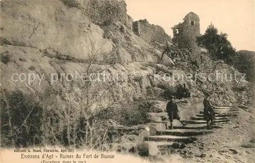 AK / Ansichtskarte Apt Ruines du Fort de Buoux Kat. Apt