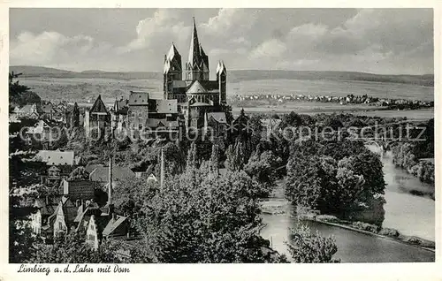 AK / Ansichtskarte Limburg Lahn Stadtpanorama mit Dom Kat. Limburg a.d. Lahn