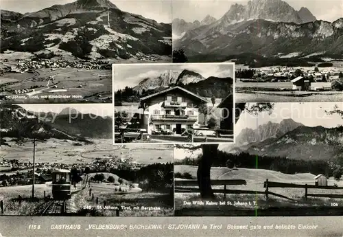 AK / Ansichtskarte Johann Tirol Sankt Gasthaus Velbenburg Bacherwirt Kat. Oesterreich