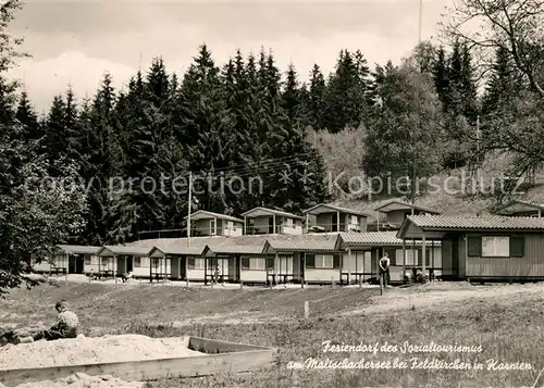 AK / Ansichtskarte Feldkirchen Kaernten Feriendorf Sozialtourismus Maltschachersee Kat. Feldkirchen in Kaernten