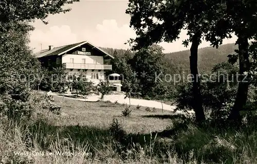 AK / Ansichtskarte Waldmuenchen Waldcafe Kat. Waldmuenchen