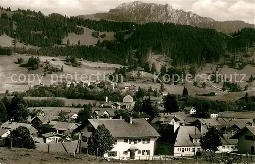 AK / Ansichtskarte Wertach Berghof Urban Genesungsheim Blick zum Sorgschrofen Kat. Wertach