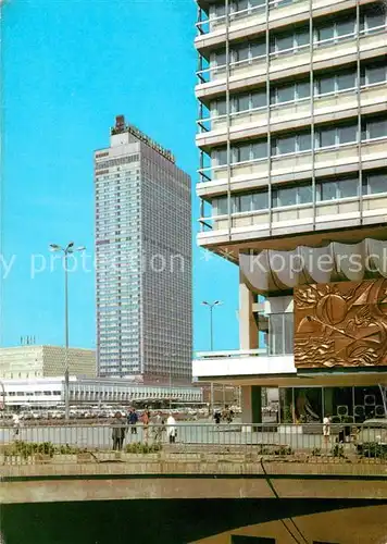 AK / Ansichtskarte Berlin Interhotel Stadt Berlin Kat. Berlin