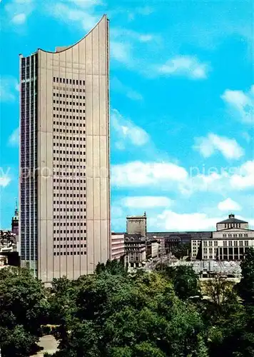 AK / Ansichtskarte Leipzig Hochhaus der Karl Marx Universitaet Kat. Leipzig