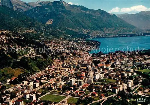 AK / Ansichtskarte Locarno Lago Maggiore Fliegeraufnahme