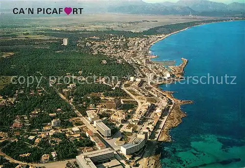 AK / Ansichtskarte Can Picafort Mallorca Fliegeraufnahme Kat. Spanien