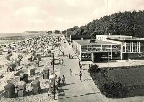 AK / Ansichtskarte Groemitz Ostseebad Strandcafe Bad Kat. Groemitz