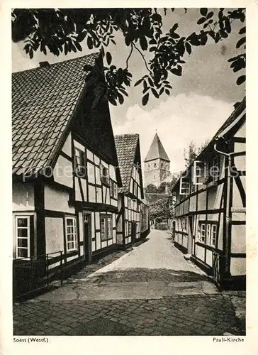 AK / Ansichtskarte Soest Arnsberg Pauli Kirche