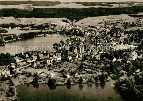 AK / Ansichtskarte Waldsee Bad Fliegeraufnahme Kat. Bad Waldsee