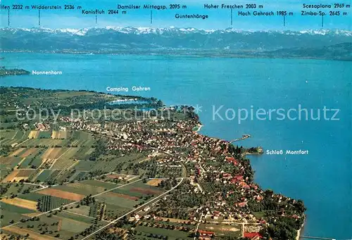 AK / Ansichtskarte Langenargen Bodensee Fliegeraufnahme Kat. Langenargen