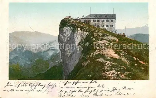 AK / Ansichtskarte Schafberg Salzkammergut Berghaus Schafbergspitze Kat. St Wolfgang am Wolfgangsee