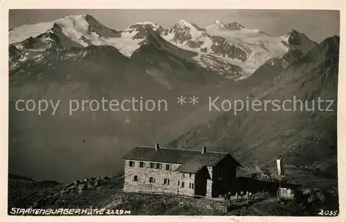 AK / Ansichtskarte Starkenburgerhuette Berghuette Stubaier Alpen Kat. Neustift im Stubaital