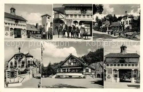 AK / Ansichtskarte Koenigstein Taunus Hofgut Rettershof Reitschule Kaffee Zum froehlichen Landmann Kat. Koenigstein im Taunus