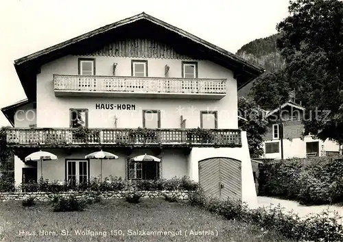 AK / Ansichtskarte St Wolfgang Salzkammergut Haus Horn Kat. St. Wolfgang im Salzkammergut