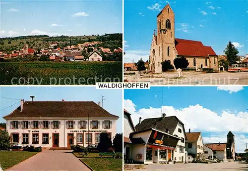 AK / Ansichtskarte Waldighoffen Eglise Mairie  Kat. Waldighofen