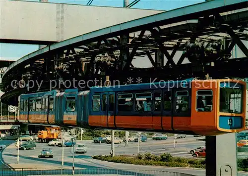 AK / Ansichtskarte Wuppertal Schwebebahn Alter Markt Kat. Wuppertal