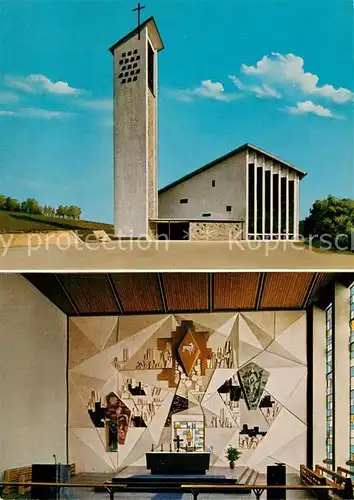 AK / Ansichtskarte Riedlhuette Katholische Kirche Sankt Josef Kat. Sankt Oswald Riedlhuette