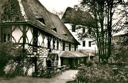 AK / Ansichtskarte Burggaillenreuth Oberfranken Forsthaus Fraenkische Schweiz Kat. Ebermannstadt