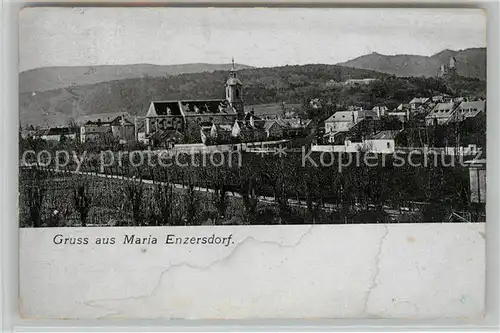 AK / Ansichtskarte Maria Enzersdorf Ortsansicht mit Kirche Kat. Maria Enzersdorf