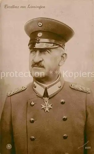 AK / Ansichtskarte Militaria Adel Excellenz von Linsingen Orden 