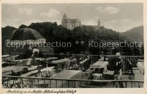 AK / Ansichtskarte Rochsburg Muldenschloesschen von der Terrasse Kat. Lunzenau